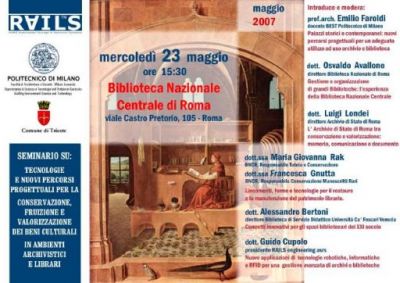 tecnologie e nuovi percorsi progettuali
