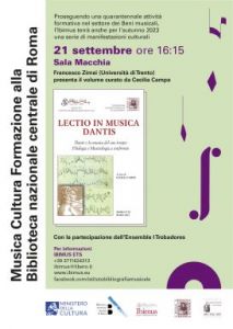 Lectio in musica Dantis 