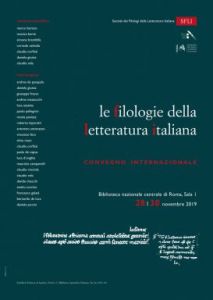 Le Filologie della letteratura italiana
